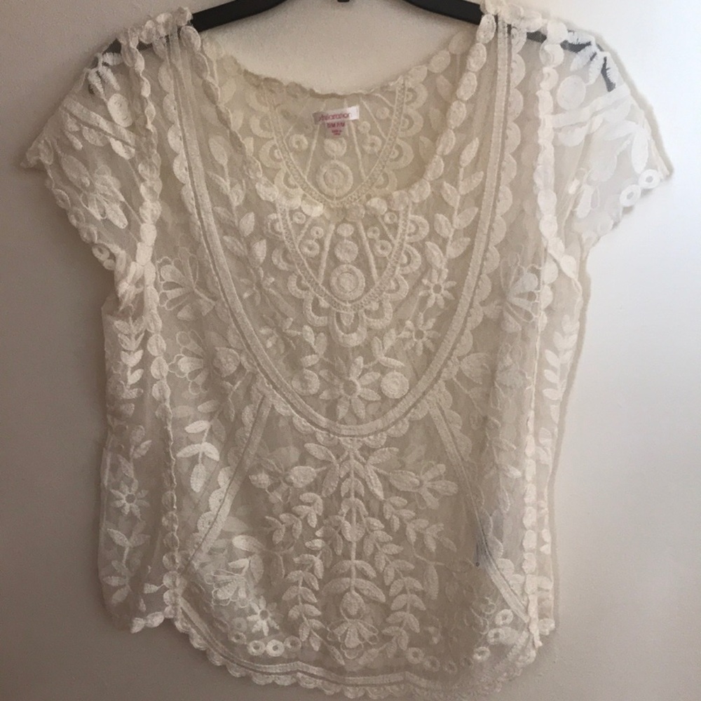 Ivory Lace Top